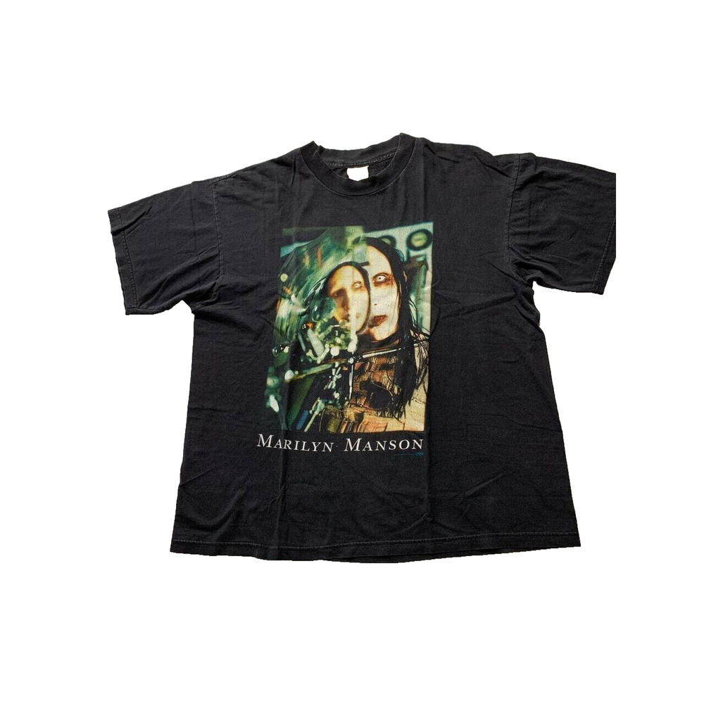 Marilyn Manson Beautiful People shirt XL Winterland Vintage 1997 BS-S0205P-B007